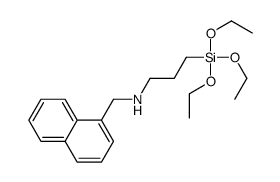N-(naphthalen-1-ylmethyl)-3-triethoxysilylpropan-1-amine结构式