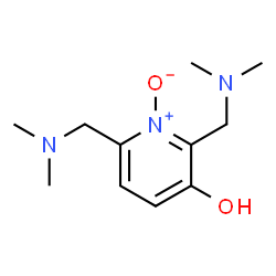 3-Pyridinol, 2,6-bis[(dimethylamino)methyl]-, 1-oxide (9CI) Structure