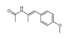 (E)-N-(1-(4-methoxyphenyl)prop-1-en-2-yl)acetamide结构式