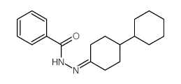 Benzoic acid,2-[1,1'-bicyclohexyl]-4-ylidenehydrazide Structure