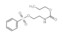 propyl N-[2-(benzenesulfonyloxy)ethyl]carbamate Structure