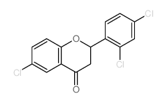 6-chloro-2-(2,4-dichlorophenyl)chroman-4-one structure