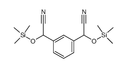 2-(3-{cyano[(trimethylsilyl)oxy]methyl}phenyl)-2-[(trimethylsilyl)oxy]acetonitrile Structure