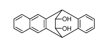 5,12-dihydro-13,14-dihydroxy-5,12-ethanonaphtacene结构式