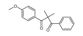 1,3-Propanedione,1-(4-methoxyphenyl)-2,2-dimethyl-3-phenyl- Structure