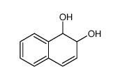 1,2-dihydroxy-1,2-dihydronaphthalene结构式