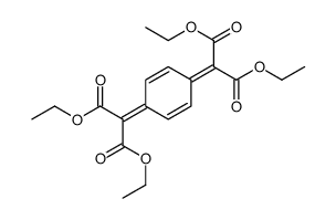 diethyl 2-[4-(1,3-diethoxy-1,3-dioxopropan-2-ylidene)cyclohexa-2,5-dien-1-ylidene]propanedioate结构式