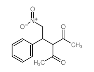 2,4-Pentanedione,3-(2-nitro-1-phenylethyl)- Structure