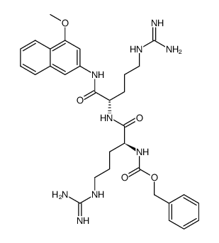 Z-Arg-Arg-4MβNA acetate salt structure