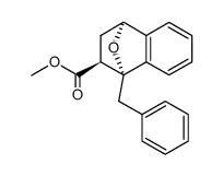 1-Benzyl-2-(carbomethoxy)-1,4-epoxy-1,2,3,4-tetrahydronaphthalene Structure