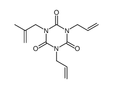 1,3-diallyl-5-(2-methyl-allyl)-[1,3,5]triazinane-2,4,6-trione Structure