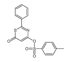 (6-oxo-2-phenyl-1,3-thiazin-4-yl) 4-methylbenzenesulfonate结构式