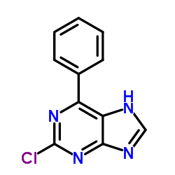 2-Chloro-6-phenyl-7H-purine结构式