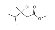 methyl 3-hydroxy-3,4-dimethylpentanoate Structure