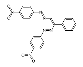 1,2-bis-(p-nitrophenylazo)-1-phenylethylene Structure