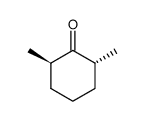 trans-2,6-dimethylcycxlohexanone Structure