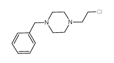 1-benzyl-4-(2-chloroethyl)piperazine结构式