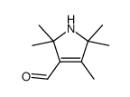 2,2,4,5,5-pentamethyl-1H-pyrrole-3-carbaldehyde结构式