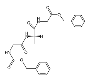 Z-Gly-L-Ala-Gly-O-benzyl Structure