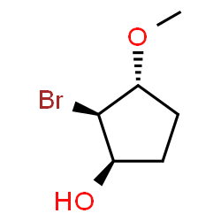 Cyclopentanol, 2-bromo-3-methoxy-, (1-alpha-,2-alpha-,3-ba-)- (9CI) structure