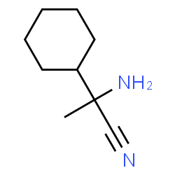 Cyclohexaneacetonitrile, alpha-amino-alpha-methyl- (9CI)结构式