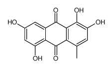 1,2,5,7-Tetrahydroxy-4-methyl-9,10-anthracenedione结构式