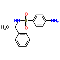 4-Amino-N-(1-phenylethyl)benzenesulfonamide结构式