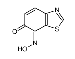 6,7-Benzothiazoledione,7-oxime,(E)-(9CI) Structure