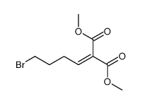 dimethyl 2-(4-bromobutylidene)malonate Structure