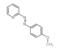 Pyridine,2-[2-(4-methoxyphenyl)diazenyl]-结构式