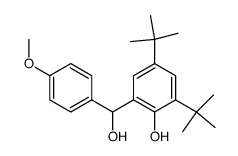 <3,5-bis(1,1,-dimethylethyl)-2-hydroxyphenyl>(4-methoxyphenyl)methanol结构式