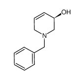 (-)-(R)-1-benzyl-3-hydroxy-1,2,3,5-tetrahydropyridine Structure