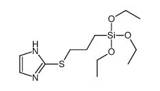 triethoxy-[3-(1H-imidazol-2-ylsulfanyl)propyl]silane Structure