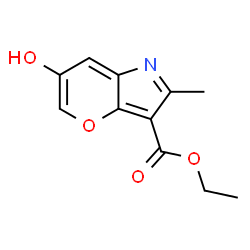 Pyrano[3,2-b]pyrrole-3-carboxylic acid, 6-hydroxy-2-methyl-, ethyl ester (9CI)结构式