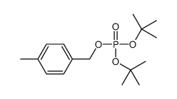 ditert-butyl (4-methylphenyl)methyl phosphate结构式