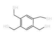 2,4,5-tris(mercaptomethyl)benzyl hydrosulfide (en)1,2,4,5-Benzenetetramethanethiol (en) Structure