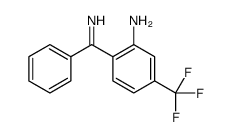 2-(benzenecarboximidoyl)-5-(trifluoromethyl)aniline结构式