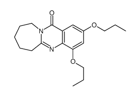 Azepino[2,1-b]quinazolin-12(6H)-one,7,8,9,10-tetrahydro-2,4-dipropoxy- structure