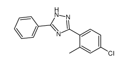 3-(4-Chloro-o-tolyl)-5-phenyl-1H-1,2,4-triazole structure