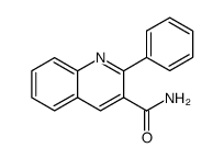 2-phenylquinoline-3-carboxamide结构式