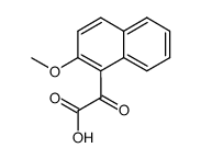 (2-methoxy-[1]naphthyl)-glyoxylic acid Structure