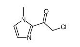Ethanone,2-chloro-1-(1-methyl-1H-imidazol-2-yl)- Structure