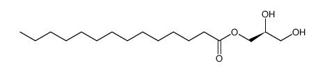 tetradecanoic acid 2,3-dihydroxypropyl ester结构式