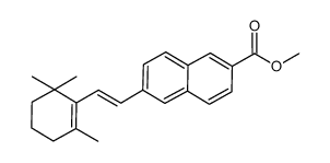 methyl 6-((E)-2-(2,6,6-trimethyl-1-cyclohexen-1-yl)ethen-1-yl)-2-naphthalenecarboxylate Structure