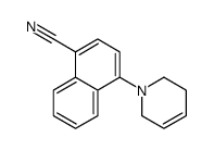 4-(3,6-dihydro-2H-pyridin-1-yl)naphthalene-1-carbonitrile结构式