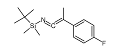 1-tert-butyl-N-(2-(4-fluorophenyl)prop-1-en-1-ylidene)-1,1-dimethylsilanamine Structure