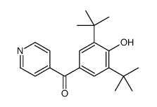 (3,5-ditert-butyl-4-hydroxyphenyl)-pyridin-4-ylmethanone Structure