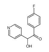 1-(4-fluorophenyl)-2-hydroxy-2-pyridin-4-ylethanone结构式