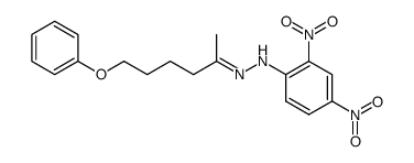 6-phenoxy-hexan-2-one-(2,4-dinitro-phenylhydrazone) Structure
