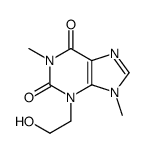 3-(2-hydroxyethyl)-1,9-dimethylpurine-2,6-dione Structure